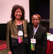 Shelley Wong and Rachel Grant led a workshop at the TESOL Peace Forum