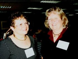 Summer Institute co-coordinators Judy O'Loughlin and Elizabeth Franks