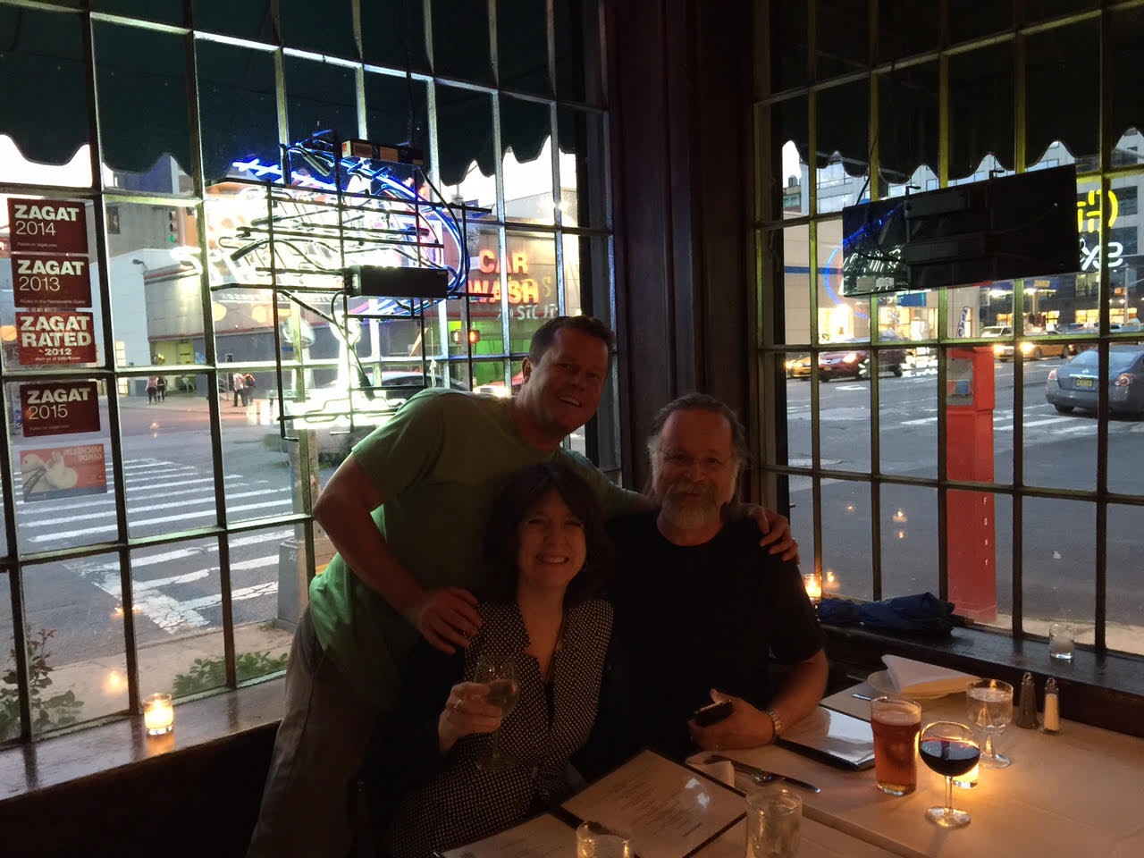 Dr. Jack McLaughlin visiting Linda Kenepaske and John Scott in NYC in early July, 2015